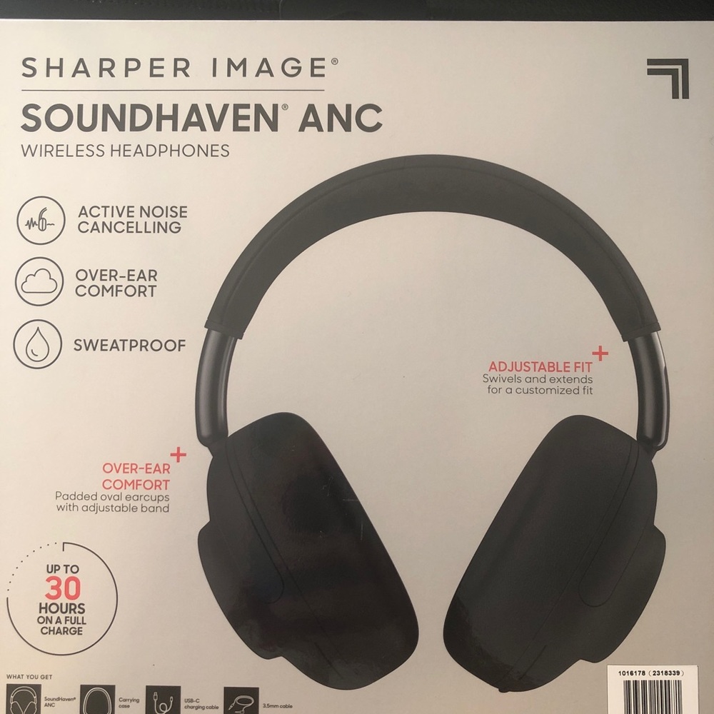 Brand New Sharper Image SoundHaven ANC headset